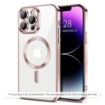 MagSafe Case for Xiaomi 17T, Techsuit, Luxury Crystal, Pink