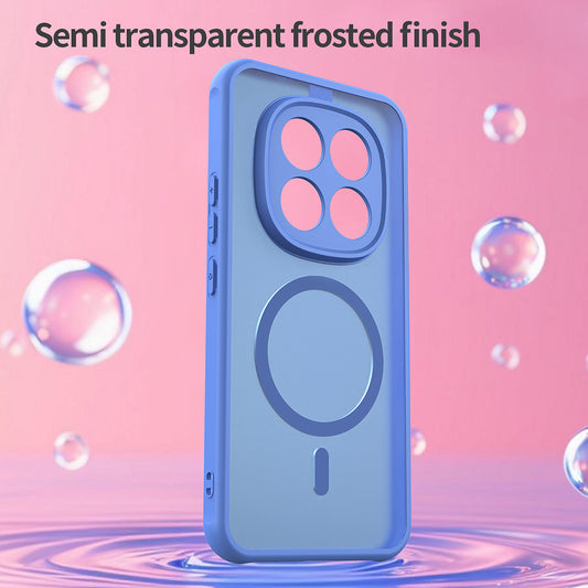 MagSafe Case for Xiaomi Poco M8 Pro / Redmi Note 15 Pro+ 5G, Techsuit, HaloFrost II, Blue