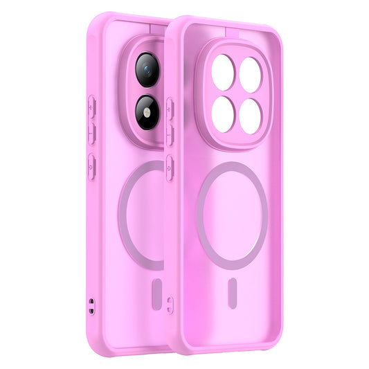 MagSafe Case for Xiaomi Poco M8 Pro / Redmi Note 15 Pro+ 5G, Techsuit, HaloFrost II, Pink