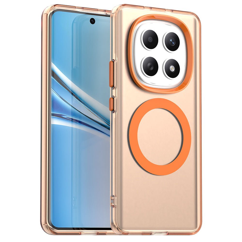 MagSafe Case for Xiaomi Poco M8 / Redmi Note 15 5G / Note 15 4G, Techsuit, CandyCase, Orange