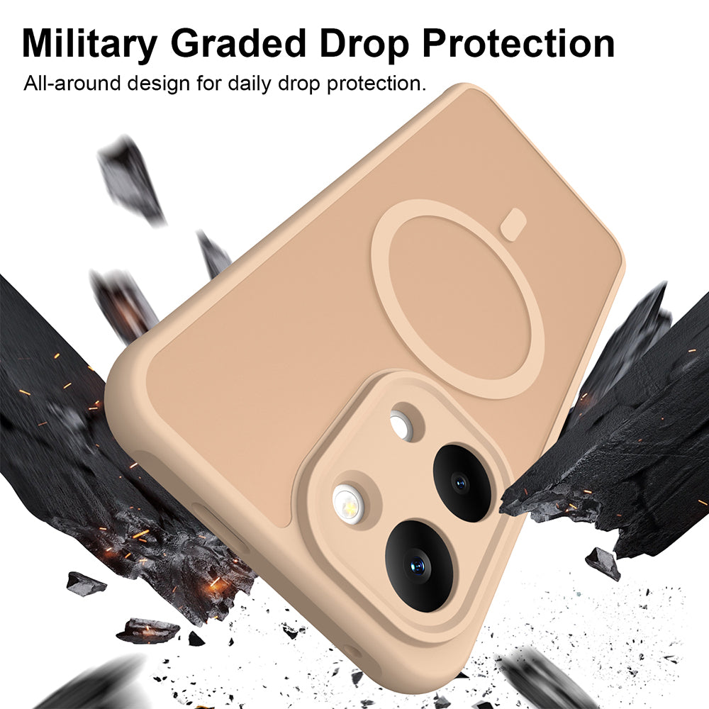 MagSafe Case for Xiaomi Poco X8 Pro Max, Techsuit, HaloFrost II, Gold