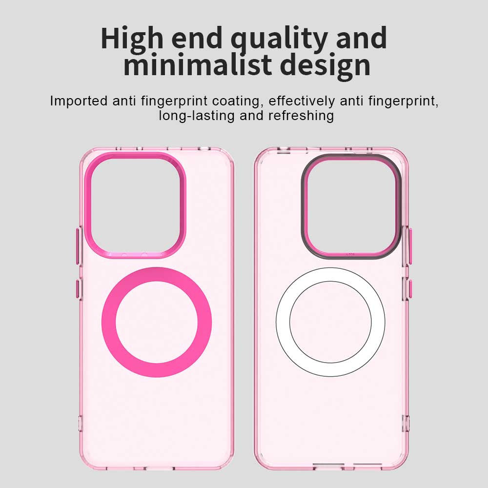 MagSafe Case for Xiaomi Redmi Note 14 4G (Standard), Techsuit, CandyCase, Pink