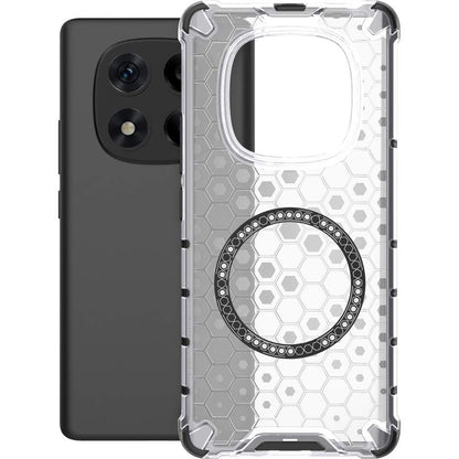 MagSafe Case for Xiaomi Redmi Note 14 Pro+ 5G, Techsuit, HoneyComb Shield, White