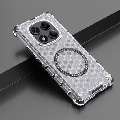 MagSafe Case for Xiaomi Redmi Note 14 Pro+ 5G, Techsuit, HoneyComb Shield, White