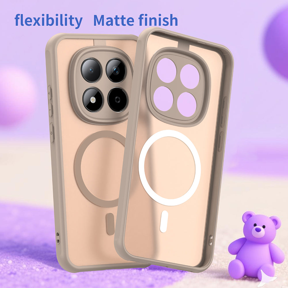 MagSafe Case for Xiaomi Redmi Note 15 Pro 5G, Techsuit, HaloFrost II, Gold