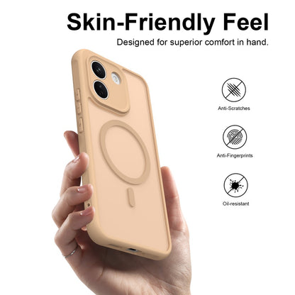 MagSafe Case for Xiaomi Redmi Note 17 4G / Note 17 5G, Techsuit, HaloFrost II, Gold