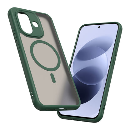 MagSafe Case for Xiaomi Redmi Note 17 4G / Note 17 5G, Techsuit, HaloFrost II, Green