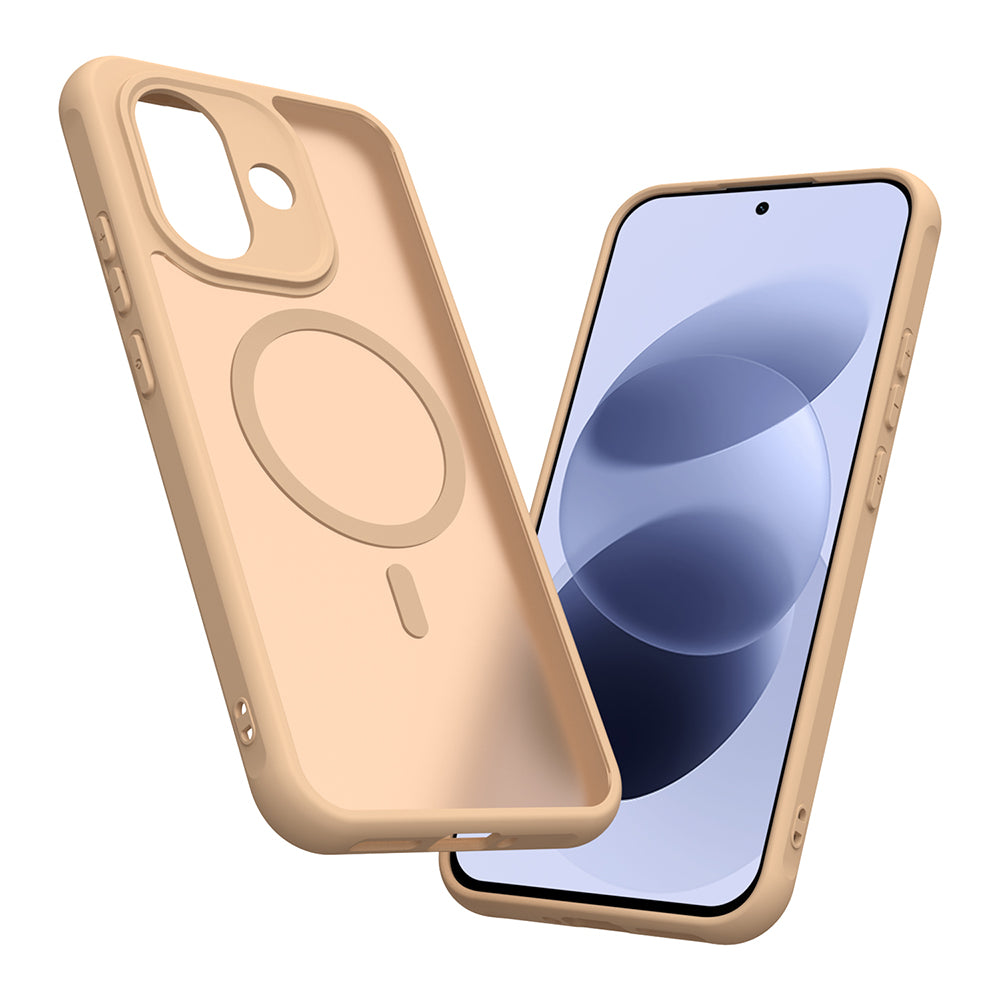 MagSafe Case for Xiaomi Redmi Note 17 Pro, Techsuit, HaloFrost II, Gold