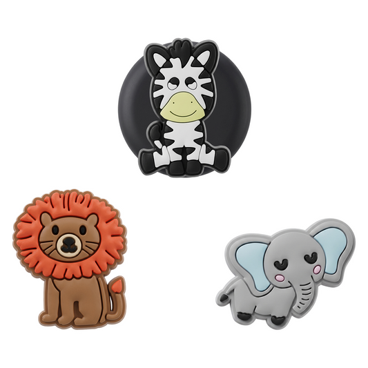 OEM Zoo Case for Apple AirTag, Set of 3 pieces, Multicolor