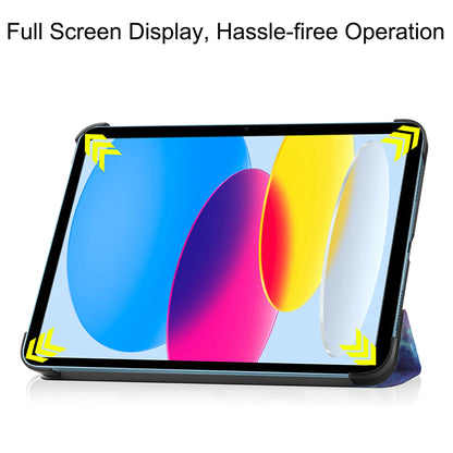 Case for Apple iPad (2025) / (2022), Techsuit, FoldPro Starry Night, Multicolor