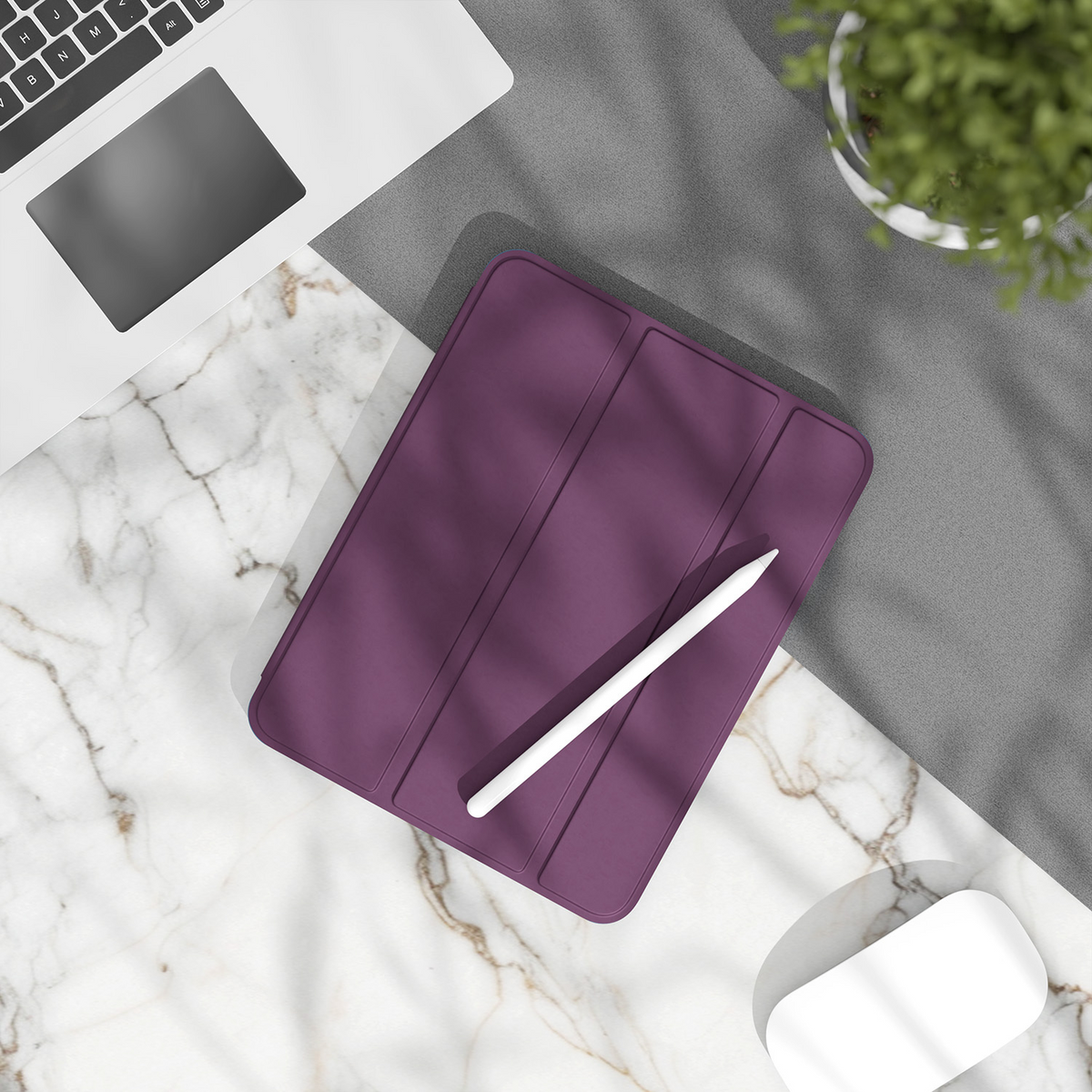 Case for Apple iPad (2026) / (2025) / (2022), Etteri, Burgundy