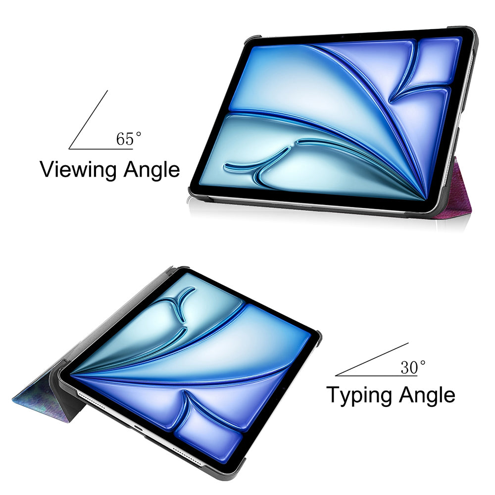 Case for Apple iPad Air 13 (2026) / Air 13 (2025) / Air 13 (2024), Techsuit, FoldPro Galaxy, Multicolor