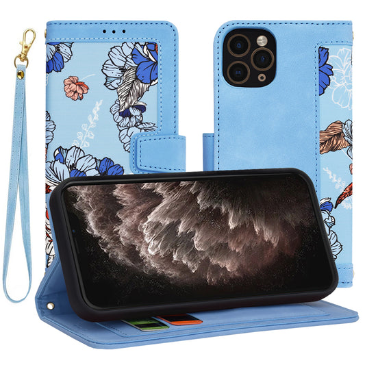 Case for Apple iPhone 11 Pro, Techsuit, FlipCraft, Blue
