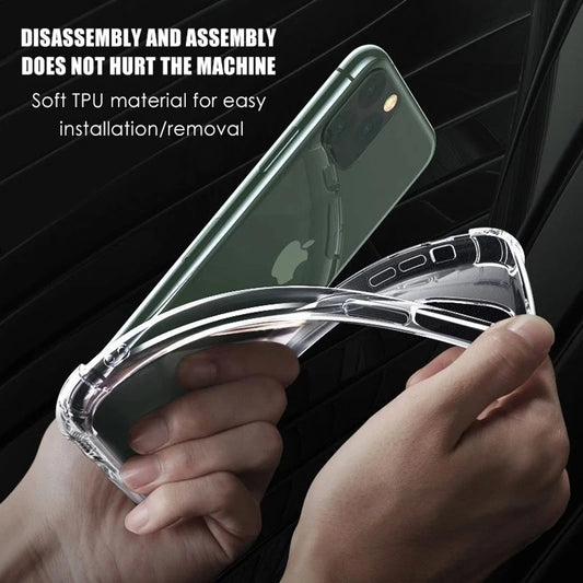 Case for Apple iPhone 12 Pro, Techsuit, Shockproof Clear, Transparent
