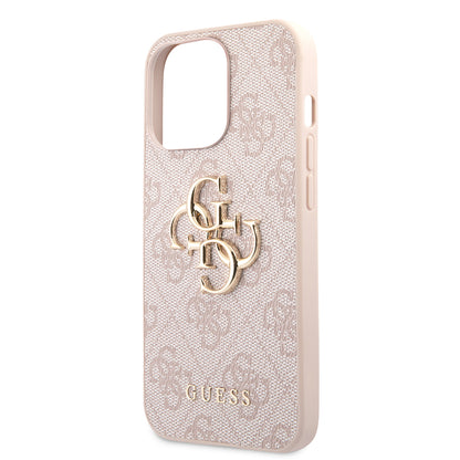 Case for Apple iPhone 13 Pro, Guess, 4G Metal Logo, Pink