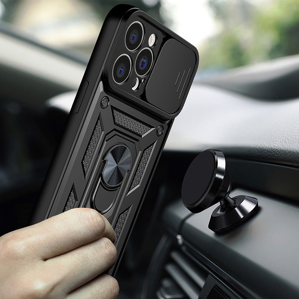 Case for Apple iPhone 13, Techsuit, CamShield, Black