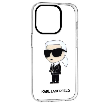 Case for Apple iPhone 14 Pro, Karl Lagerfeld, IML Ikonik NFT, Transparent