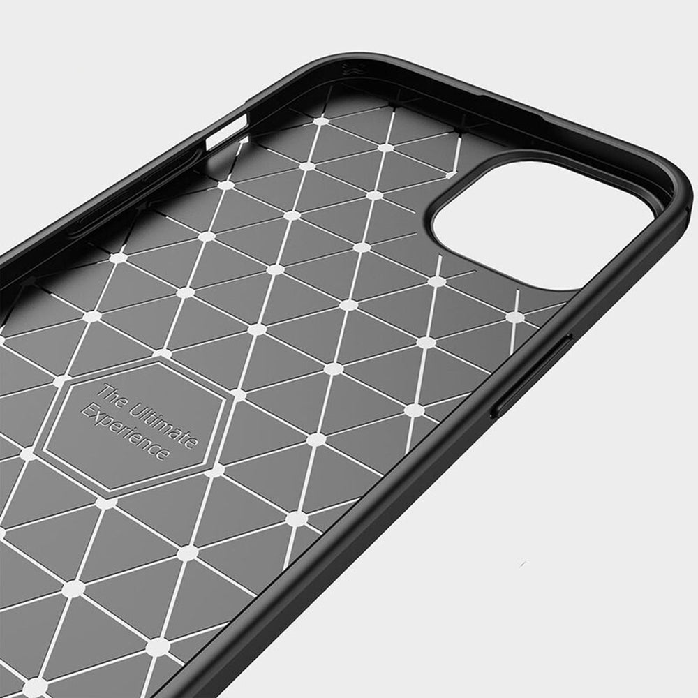 Case for Apple iPhone 14, Techsuit, Carbon, Black