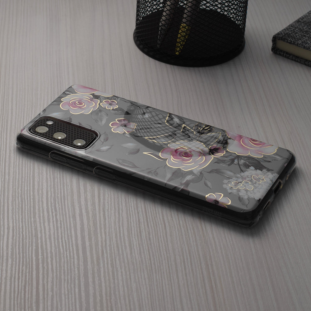 Case for Apple iPhone 15 Plus, Techsuit, Marble, Gray