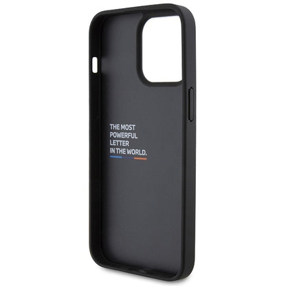 Case for Apple iPhone 15 Pro Max, BMW, Tricolor Stamp, Black