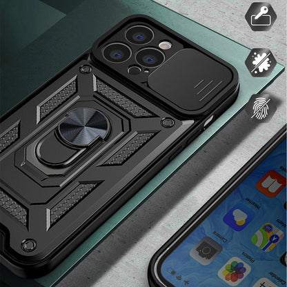 Case for Apple iPhone 15, Techsuit, CamShield, Black