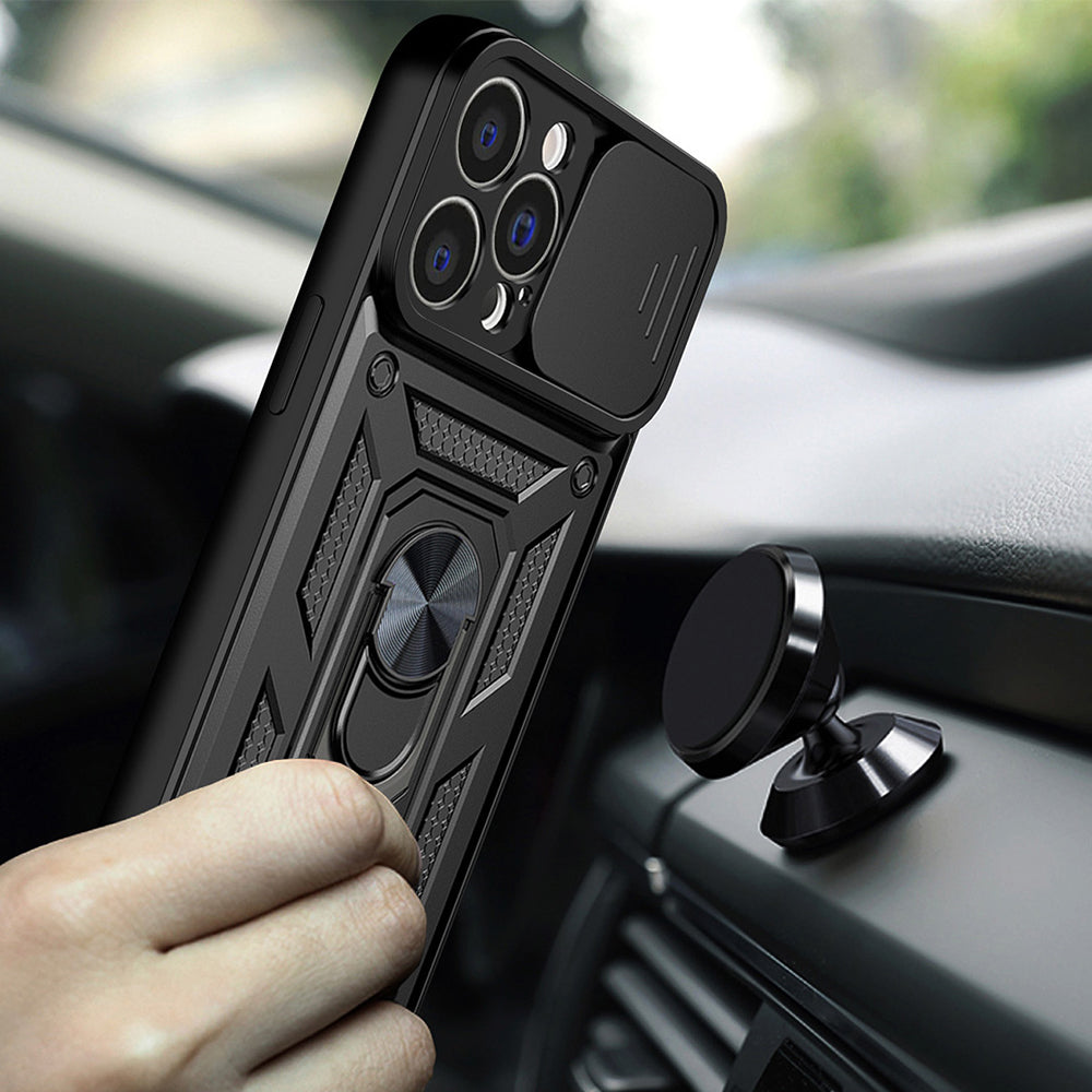 Case for Apple iPhone 15, Techsuit, CamShield, Black
