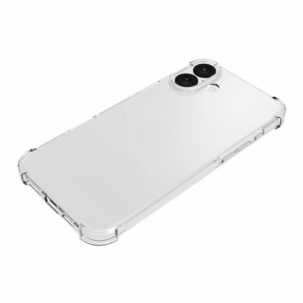 Case for Apple iPhone 16 Plus, Techsuit, Shockproof Clear (Big Lens Hole), Transparent