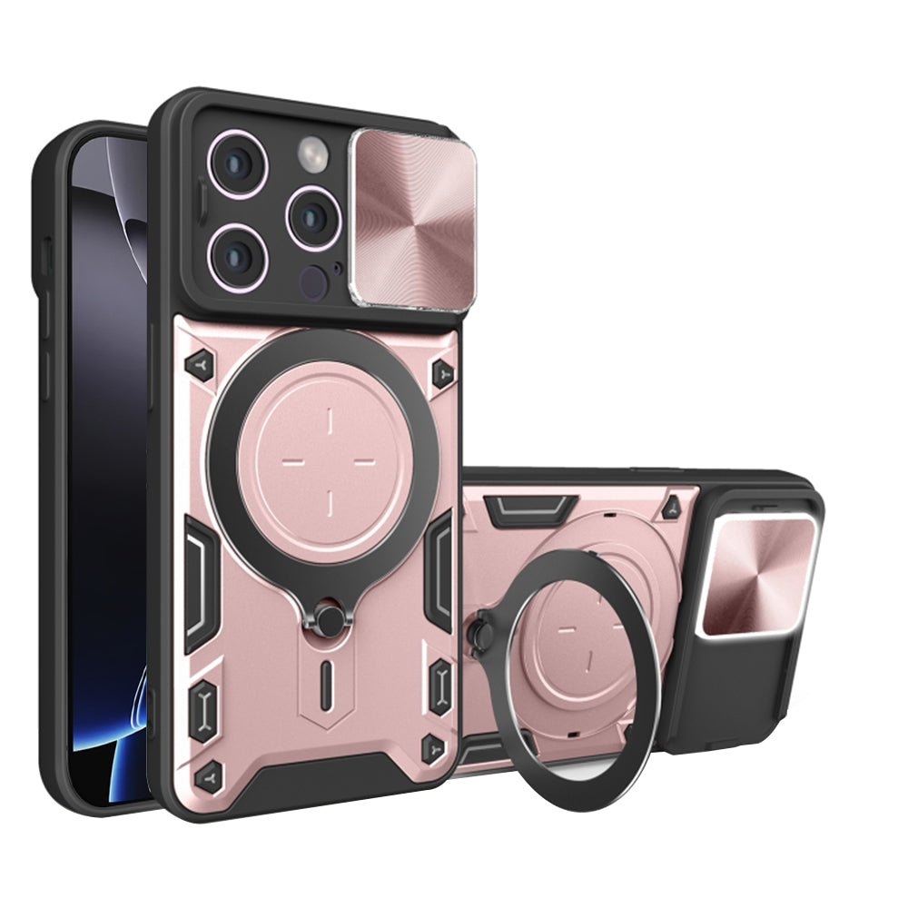 Case for Apple iPhone 16 Pro Max, Techsuit, CamGuard Pro, Rose Gold