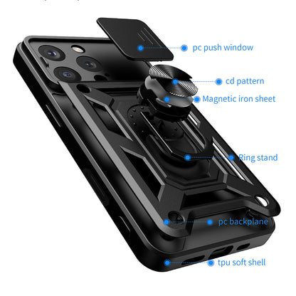 Case for Apple iPhone 16 Pro, Techsuit, CamShield, Green