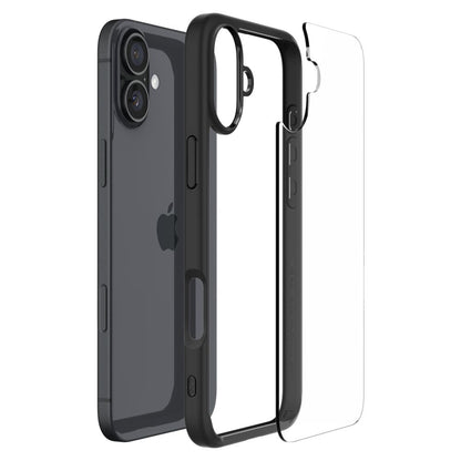 Case for Apple iPhone 16, Spigen, Ultra Hybrid, Matte Black ACS08201