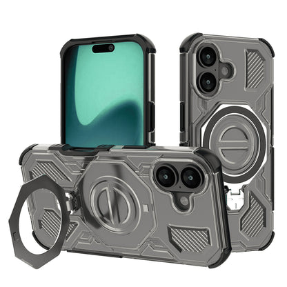 Case for Apple iPhone 16, Techsuit, Carbon Shield Pro, Smoke