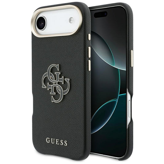 Case for Apple iPhone 17 Air, Guess, Resin Logo, Black