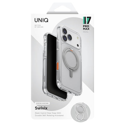 Case for Apple iPhone 17, UNIQ, Swivix, Silver