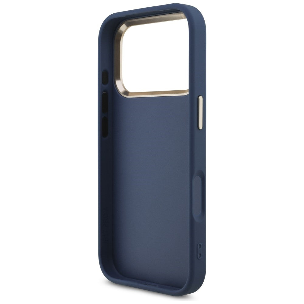 Case for Apple iPhone 18 Pro / 17 Pro, Guess, 4G Big Classic Logo, Blue