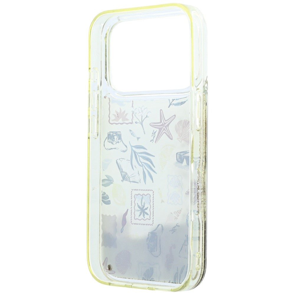 Case for Apple iPhone 18 Pro / 17 Pro, Karl Lagerfeld, Liquid Glitter Beach and Sand, Beige