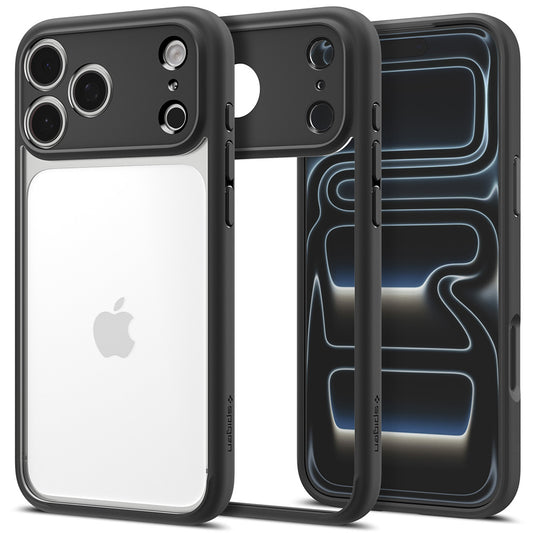 Case for Apple iPhone 18 Pro / 17 Pro, Spigen, Ultra Hybrid, Matte Black ACS12154