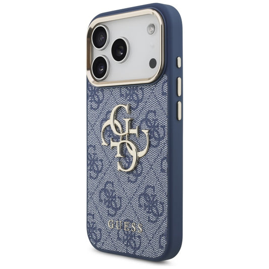 Case for Apple iPhone 18 Pro Max / 17 Pro Max, Guess, 4G Big Classic Logo, Blue