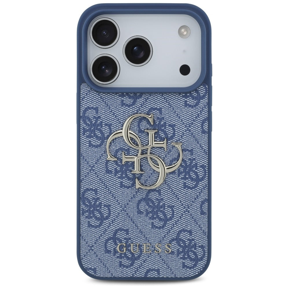 Case for Apple iPhone 18 Pro Max / 17 Pro Max, Guess, 4G Big Logo, Blue