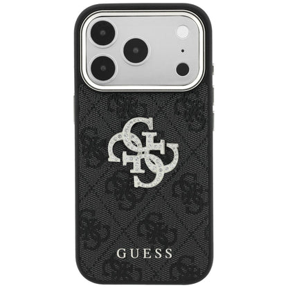 Case for Apple iPhone 18 Pro Max / 17 Pro Max, Guess, 4G Big Strass Logo, Black