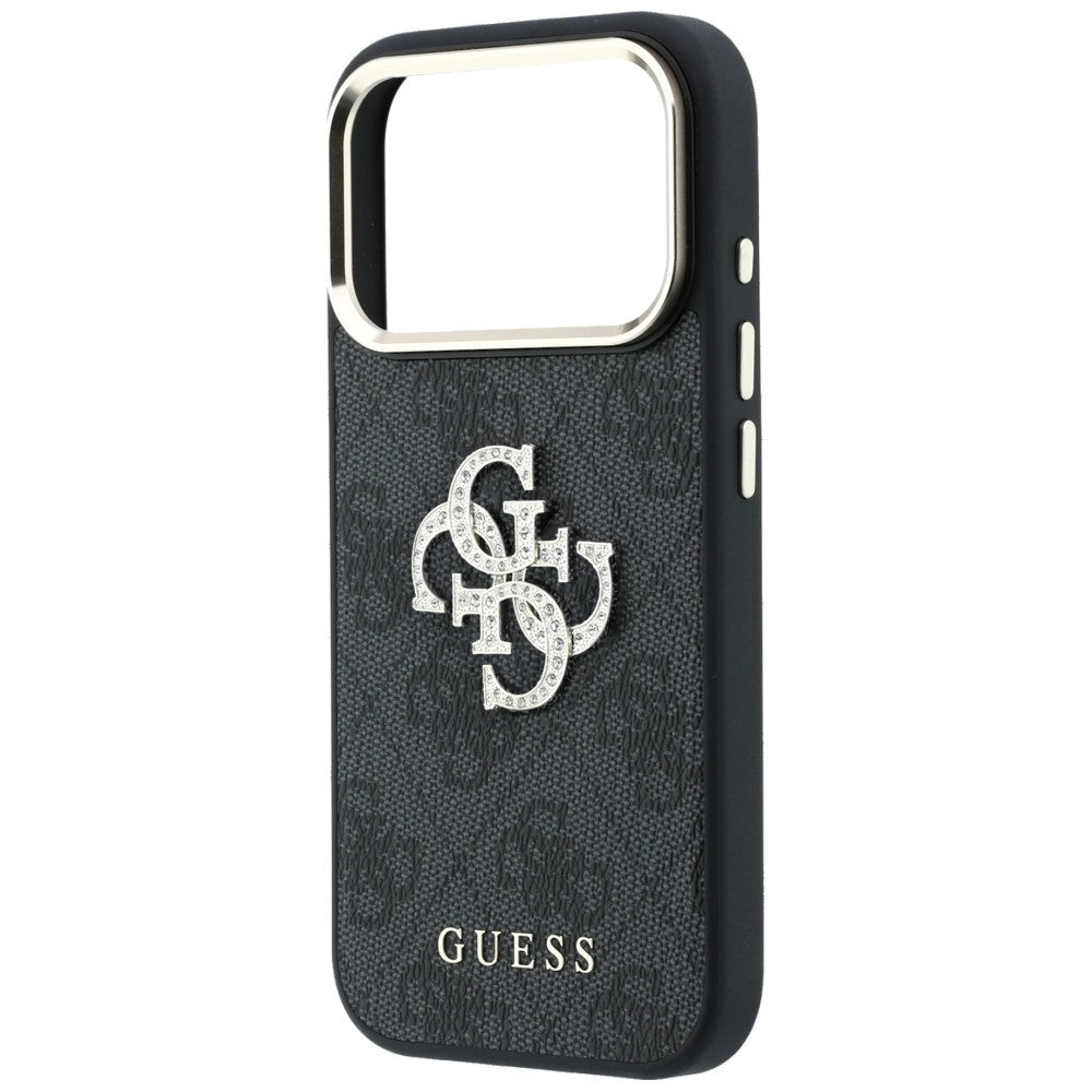 Case for Apple iPhone 18 Pro Max / 17 Pro Max, Guess, 4G Big Strass Logo, Black