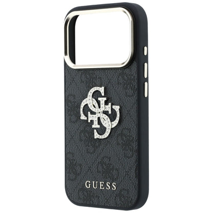 Case for Apple iPhone 18 Pro Max / 17 Pro Max, Guess, 4G Big Strass Logo, Black