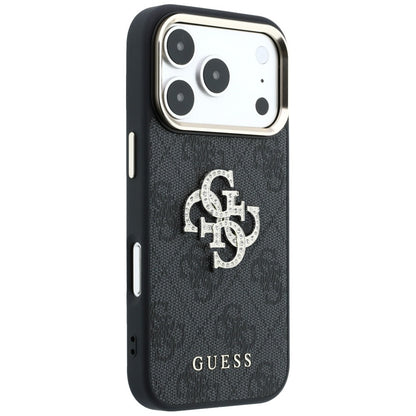 Case for Apple iPhone 18 Pro Max / 17 Pro Max, Guess, 4G Big Strass Logo, Black