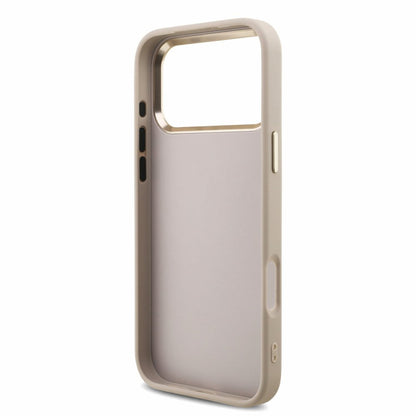 Case for Apple iPhone 18 Pro Max / 17 Pro Max, Guess, 4G Classic Logo with Strap, Pink Gold