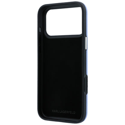 Case for Apple iPhone 18 Pro Max / 17 Pro Max, Karl Lagerfeld, Smooth Big Resin Signature Logo, Blue