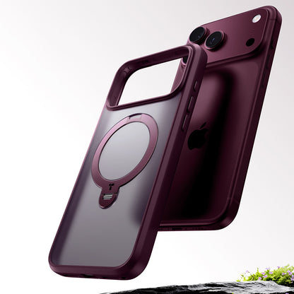 MagSafe Case for Apple iPhone 18 Pro Max / 17 Pro Max, Torras, Ostand Spin, Purple