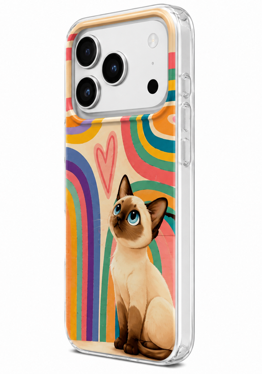 Case for Apple iPhone 16 Pro Max, Perfect Case, Dreamora Kitty, Multicolor