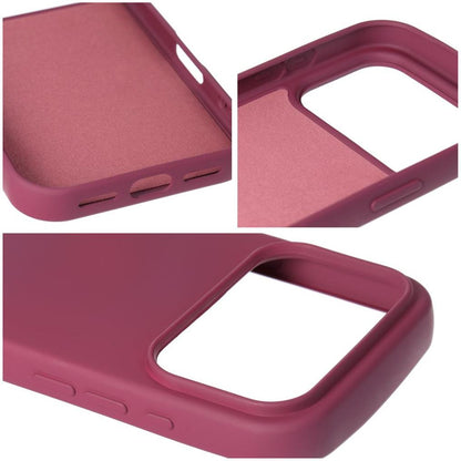 Case for Apple iPhone 18 Pro / iPhone 17 Pro, OEM, Silicone, Burgundy