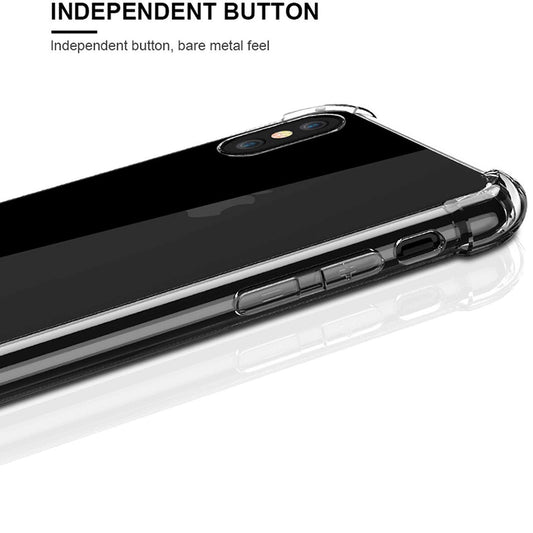 Case for Apple iPhone XS / X, Techsuit, Shockproof Clear, Transparent