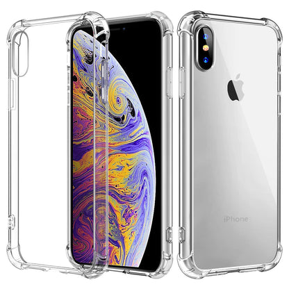 Case for Apple iPhone XS / X, Techsuit, Shockproof Clear, Transparent