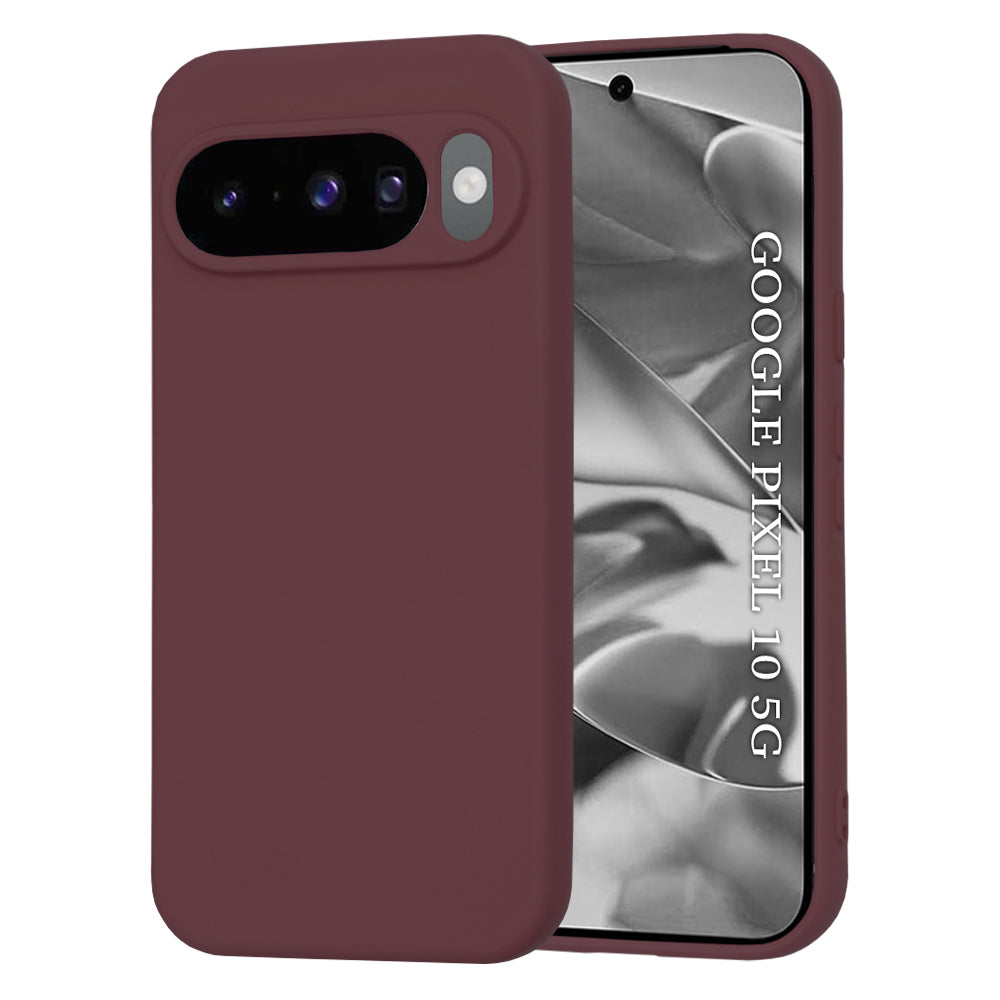 Case for Google Pixel 10 Pro / 10, Techsuit, SoftFlex, Cherry Red